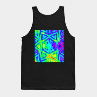 Bold rainbow kaleidoscope Tank Top